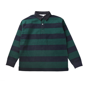 เสื้อโปโลลายรักบี้แขนยาวเสื้อเจอร์ซีย์ผ้าฝ้าย100% ปักโลโก้ได้ตามต้องการ - Product Image 3