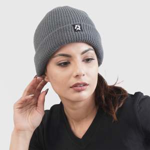 Grey Sports <b>Hat</b> Comfortable <b>Beanie</b> for Outdoor Activities - Product Image 1