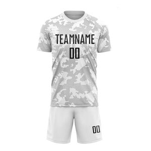 Uniforme de football de qualité professionnelle construit avec un tissu de contrôle de l'humidité supportant le maillot de football de style jeu actif pour hommes - Product Image 6
