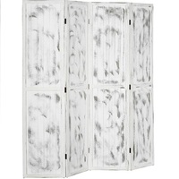 Nouvelle arrivée 3 panneaux avec fleur conçue diviseur de mur en bois chambre à coucher salon salle de jeux mur changeant diviseur d'écran pour la maison