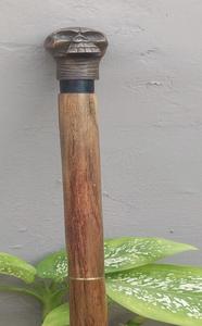 Bastón de Madera Pulida, Estilo Antiguo, Imitación Vintage, Mango Gótico, Bastón para Hombre, Coleccionable, Decorativo, Regalo - Product Image 2