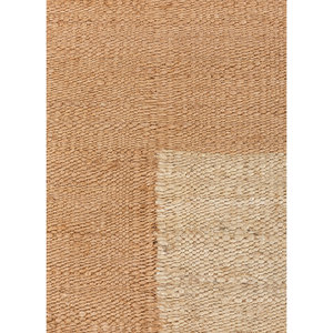 Tapis en jute et chanvre tissé plat beige et marron Daaira PDJT-388 pour usage domestique - Product Image 3