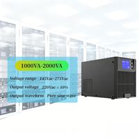Onduleur 2kVA Rackable Convertible à Haute Efficacité avec Protection AVR Intelligente, Surveillance LCD et Alimentation de Secours à Onde Sinusoïdale Pure