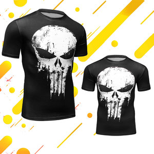 Camiseta de Compresión de Manga Corta con Color Personalizado, Ropa Deportiva y Casual de Alta Calidad para Hombre, Capa Base Atlética - Product Image 5