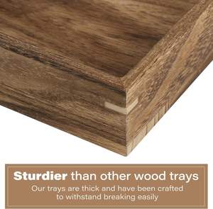 Bandeja Decorativa de Madera Ecológica Hecha a Mano para Hogares y Hoteles Indios, Eleva el Ambiente, Apta para Lavavajillas - Product Image 4
