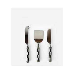 Juego de herramientas de corte de queso MOP hecho a mano de mejor diseñador para eventos de fiesta de boda, cubiertos de resina de mesa, juego de cuchillos de queso de diseñador - Product Image 1