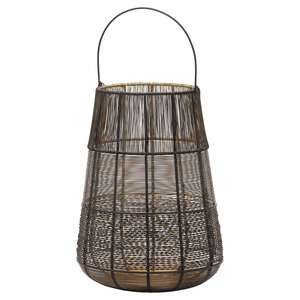 <b>Large</b> Metal Wire <b>Lantern</b> for Home & Wedding Decor Iron Material - Product Image 1
