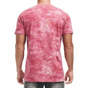 T-shirt à manches courtes et col rond en coton pour hommes de 200g, couleur unie, hauts décontractés simples et amples, conception Offre Spéciale vierge - Product Image 6