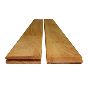 Planches de terrasse en bois de teck exotique massif pour une utilisation en extérieur - Product Image 1