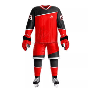 Conjunto de uniforme de hockey sobre hielo de secado rápido personalizado para hombre, camisetas de hockey sobre hielo de precio al por mayor - Product Image 2