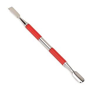 Pousse-cuticules en acier inoxydable double face pour manucure et pédicure, à bord incurvé - Product Image 4