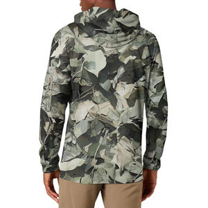 Custom Logo Design Black <b>Men</b> Plain 400 GSM Heavy Cotton Thick Real Tree Jungle Print Camping Wear <b>Thermal</b> <b>Men's</b> Hoodies - Product Image 2