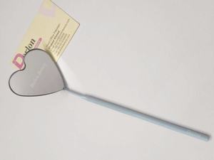 Miroir à cils en forme de coeur Miroir de maquillage pour cils en acier inoxydable Design personnalisé Miroir à faux cils au Pakistan - Product Image 3