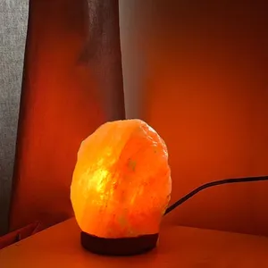 Grandes lampes au sel naturel de l'Himalaya marron de 25 à 50kg, vente en gros de lampes au sel Natura Pakistan, lampes de meilleure qualité - Product Image 5