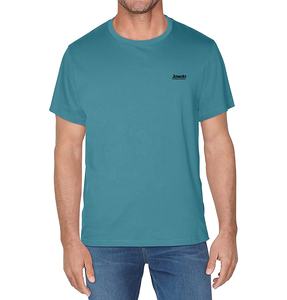 Camiseta de gimnasio de alta calidad para hombre 2025, camiseta de manga corta de algodón 100% de secado rápido con logotipo personalizado, venta al por mayor, nuevo estilo - Product Image 1