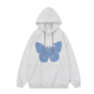 Ropa bordada de tamaño personalizado hecha en Pakistán sudaderas con capucha de manga larga Venta caliente sudaderas con capucha bordadas - Product Image 1