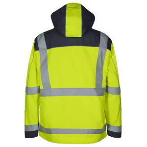 Chaqueta reflectante Hi Vis Traffic impermeable a prueba de viento fluorescente abrigo de seguridad chaquetas de invierno superventas - Product Image 2