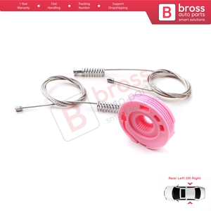 Kit de réparation de lève-vitre électrique BWR5299, porte arrière gauche ou droite pour Série 7 E38 1994-2001 51358125203 - Product Image 4
