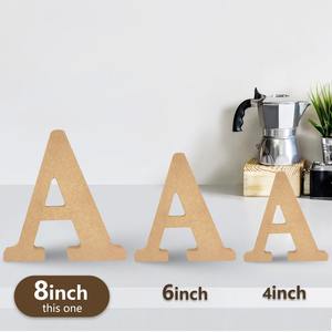Letras de Madera, Letras Decorativas de Madera en Oferta, Letras Inglesas para Decoración de Paredes y Hogar a Precio Económico - Product Image 4