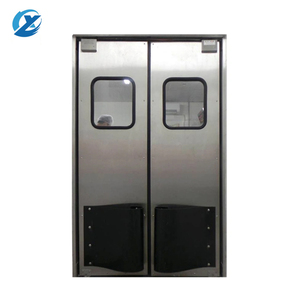 Porta <span class=keywords><strong>a</strong></span> Battente Antiurto <span class=keywords><strong>a</strong></span> Doppia Anta in Acciaio Inox Facile da Pulire Resistente agli Urti Direttamente dalla Fabbrica - Product Image 2