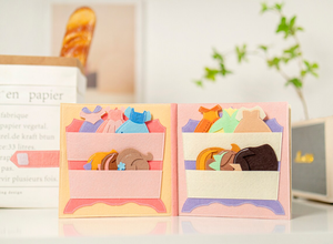 Superventas DIY princesa Dress-Up Montessori juguetes divertido fieltro ocupado libro niño educación temprana regalo educativo niños personalizados - Product Image 2