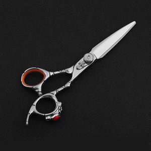 Coupe de cheveux professionnelle cisaillement barbier 6 pouces coiffure amincissement ciseaux acier inoxydable ciseaux Salon de coiffure ciseaux ANAAIF - Product Image 6