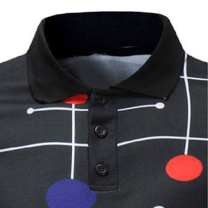 T-shirt polo en coton de haute qualité à vendre en ligne Nouveaux t-shirts polo d'été imprimés avec logo personnalisé pour hommes - Product Image 4