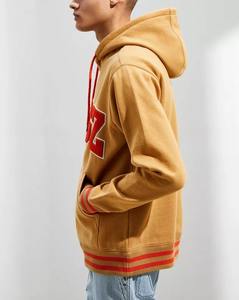 Sudaderas con capucha de diseño urbano de moda de lujo con logotipo bordado estampado en 3D personalizado con mangas largas 100% algodón para invierno - Product Image 3