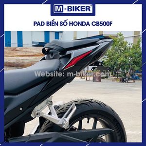 CB500F Folding Motorcycle License <b>Plate</b> <b>Holder</b> with Electrostatic Powder Coating for Convenient & Stylish Display - Product Image 5