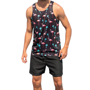 100% poliéster de secado rápido ligero hombres camisetas sin mangas sublimación Fitness entrenamiento ropa deportiva Muscle Fit camisetas de gimnasio sin mangas - Product Image 4