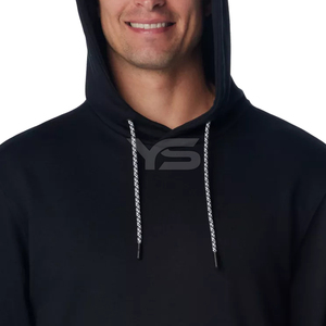 Sudadera con capucha con logotipo personalizado para hombre, opciones multicolores, patrón sólido, cuello con capucha, temporada de invierno, técnicas teñidas lisas, impresión Digital - Product Image 4