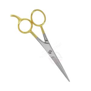 Ciseaux de barbier personnalisés de qualité supérieure |   Ciseaux de coiffure professionnels en acier inoxydable de haute qualité, réutilisables, à lame arrondie et tranchante pour salon - Product Image 5