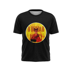 T-shirt en coton à manches courtes pour homme, coupe classique, col rond, imprimé montagne, personnalisable, vente en gros - Product Image 6