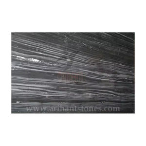 Vente en gros de dalles de marbre noir et or personnalisées de haute qualité du fabricant, surface polie au design moderne, garantie d'un an pour l'hôtel - Product Image 1