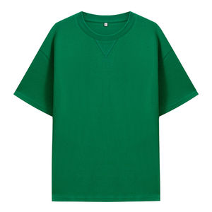 Alta calidad 180g Unisex O-cuello Camisetas a granel al por mayor Logotipo personalizado Impresión 100% algodón Tallas grandes Camisetas unisex - Product Image 4