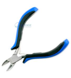 Durable 5in Ergonomic <b>Side</b> Cutting Pliers Jewelry Making Tools Stainless Steel Wire <b>Cutter</b> DIY Craft Beading OEM Supply INTENSE - Product Image 1