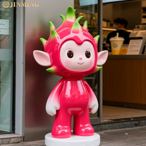 Lớn Trái Cây Cổ Tích Bức Tượng Điêu Khắc Sợi Thủy Tinh Nhựa Thủ Công Mỹ Nghệ Cho Trang Trí Sử Dụng Trong Trà Sữa Cửa Hàng Và Trái Cây Cửa Hàng - Product Image 5