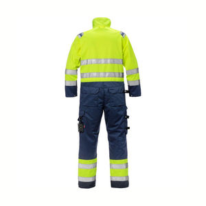 100% cotton tùy chỉnh FR Coverall chống cháy công nhân chống cháy quần áo làm việc <span class=keywords><strong>Hi</strong></span> VIS an toàn Overalls ngọn lửa retardent bảo hộ lao động - Product Image 2