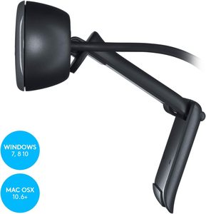 Logitech C270 HD Webcam 720pワイドスクリーン光補正ノイズ低減マイク (Skype FaceTimeハングアウト用) - Product Image 6