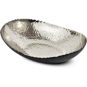 Elegante tazón de aluminio fundido que ofrece una superficie metálica reflectante única, ideal para ideas creativas de decoración de interiores. - Product Image 3