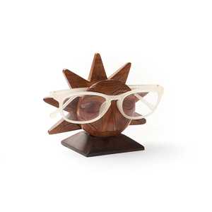 Support à lunettes en bois en forme de soleil pour l'affichage des lunettes - Product Image 4