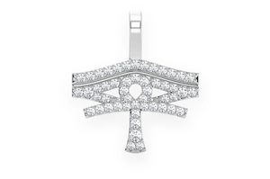 Personalizado 10K chapado en oro Hip Hop joyería Moissanite incoloro diamante colgante GRA certificado colgante hecho a mano para fiestas - Product Image 3