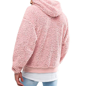Sudadera con Capucha de Forro Polar Sherpa para Hombre de Alta Calidad, Color Único Bordado, Ropa Casual de Invierno, Nueva Llegada - Product Image 4