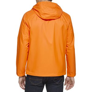 Veste matelassée en toile unisexe grande taille, décontractée, en nylon, col rond, coupe-vent d'hiver, fermeture éclair sur le devant, personnalisable, pour les sports de plein air, à capuche - Product Image 5