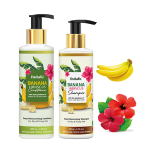 Venta al por mayor Indalo Hair Care Combo Set Champú y Acondicionador para el cuidado del cabello seco y encrespado a bajo precio - Product Image 1