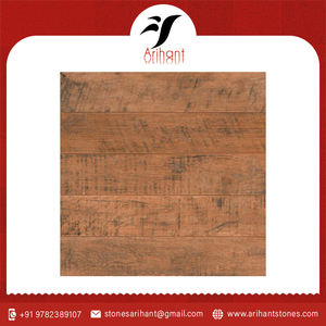 Serie de madera Azulejos de cerámica con diseños pulidos Paredes y pisos interiores de baño a buen precio - Product Image 2