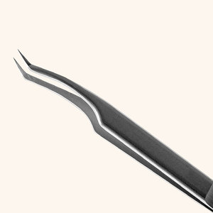 Pinzas de Punta Fina para Extensiones de Pestañas de Volumen, Herramientas de Pestañería de Grado Profesional para un Agarre Preciso y una Fácil Creación de Abanicos - Product Image 2