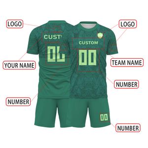 Service OEM personnalisé à bas quantité minimale de commande Uniforme de football pour hommes de style récent/Uniforme de football pour hommes de nom d'équipe personnalisé de qualité supérieure - Product Image 6