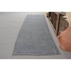 พรมขน12.1ft สีเทาแบบมินิมอลพรมขนนุ่มสี่เหลี่ยมลายเย็บปะแบบตุรกีวินเทจสำหรับทางเข้าทางเข้า10มม. - Product Image 3