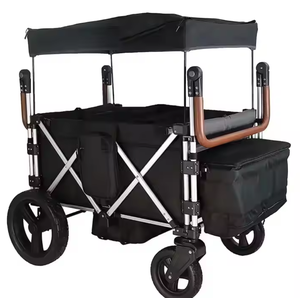 Sẵn Sàng Để Tàu Re Keenz 7S + 4 Chỗ Ngồi Xe Đẩy Wagon Đẩy Kéo Gấp Wagon Xe Đẩy Gấp Xe Đẩy Xe Đẩy Giỏ Hàng Với Tán - Product Image 2